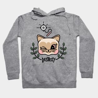 Destroy kitty Hoodie